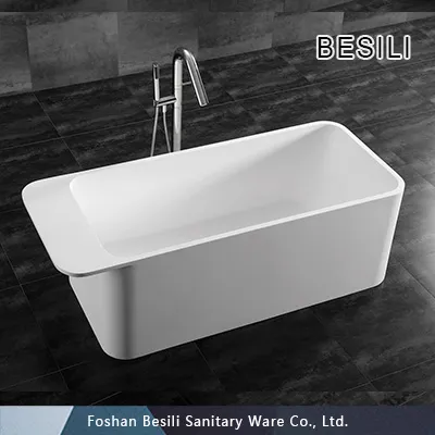 Composite stone resin bath tub ,stone finishes