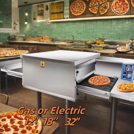 Electric Gas Convection Hot Air Impinger Conveyor Oven for Pizza and Meat