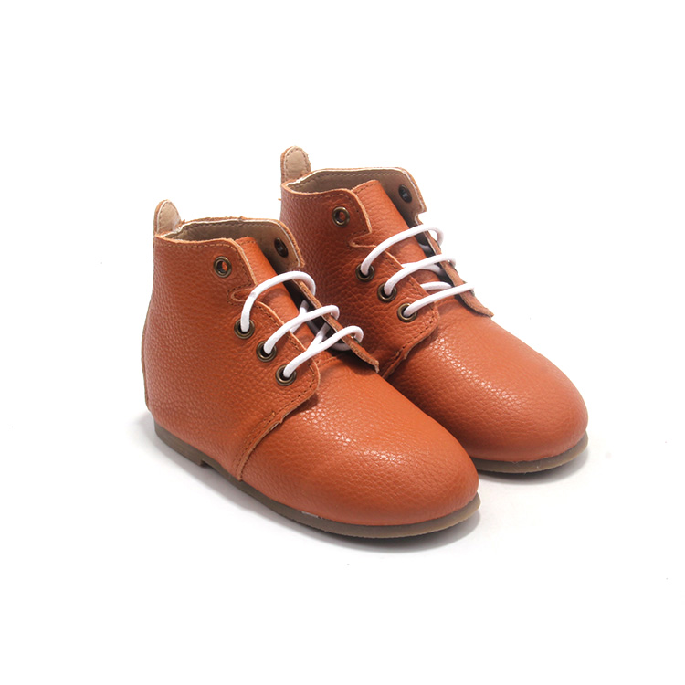Kids Shoes Hard Sole Leather Children