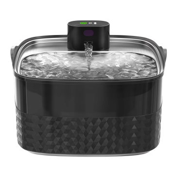 Stainless Steel Water Fountain Pet Automatic Drinking Dispenser Cat Dog Bowl Filtered Circulating Flow Quiet Pump Indoor
