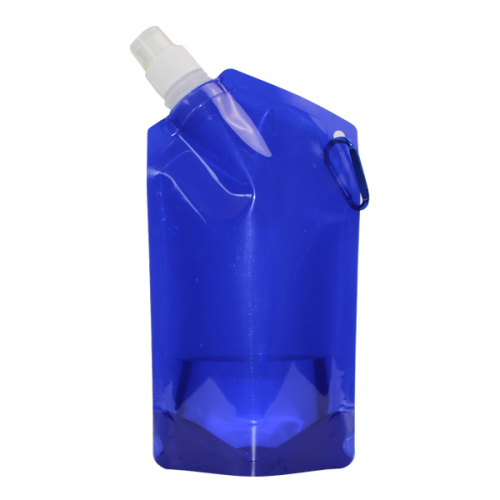 Botella de agua plegable personalizada de 500 ml impresa