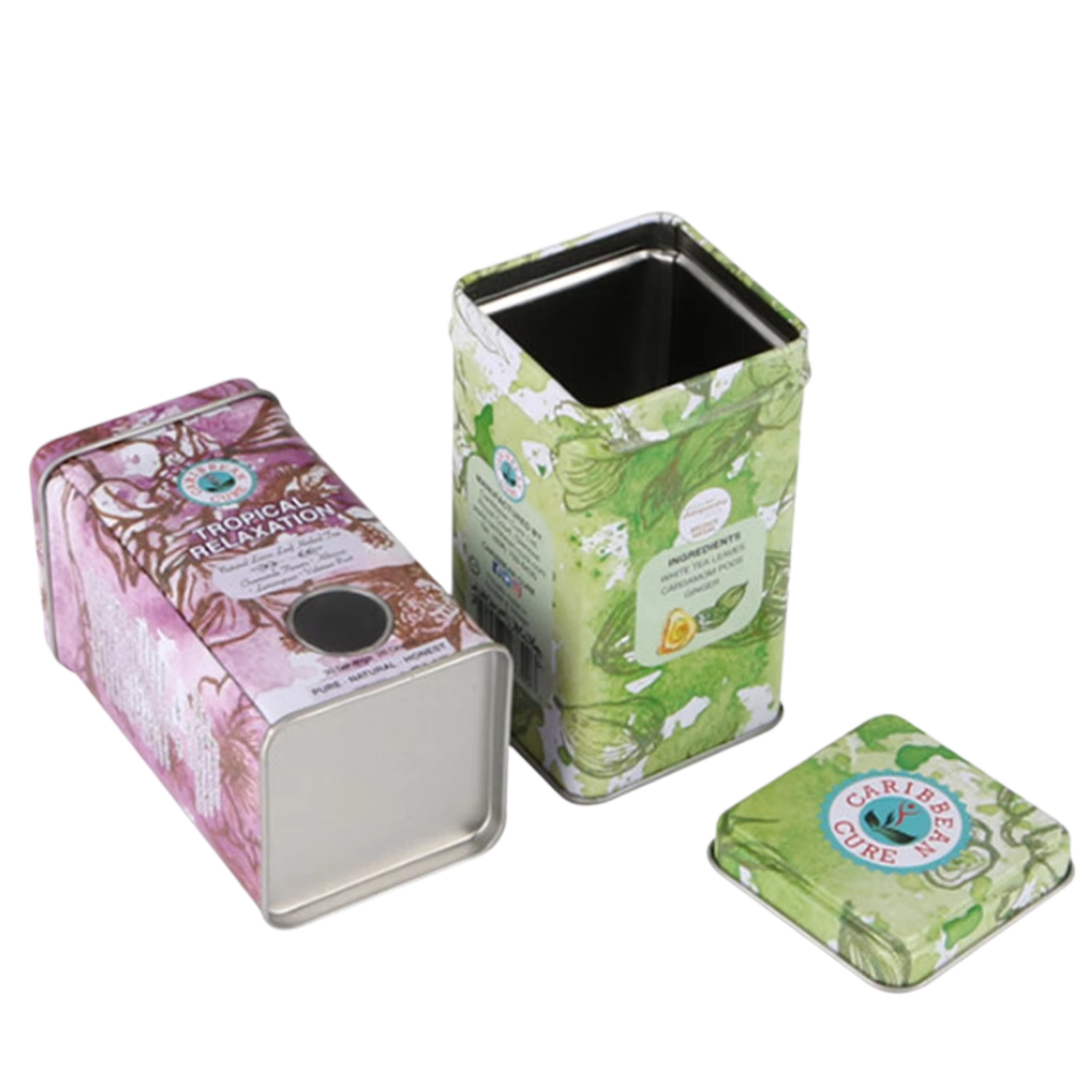 tea tin can