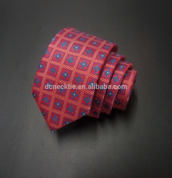 New Wedding Red COlor Necktie Silk ties