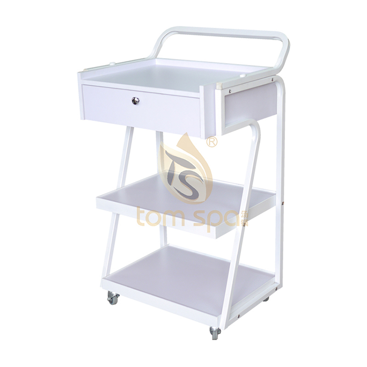 Hair Trolley Salon White