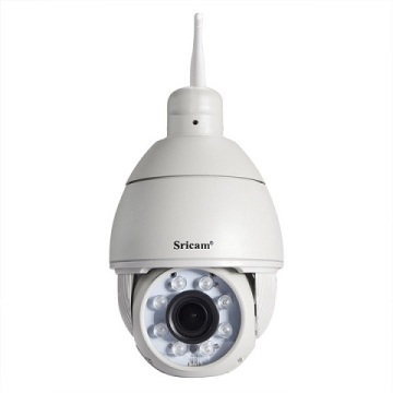 Sricam SP008 HD 720P Pan Tilt Zoom Outdoor IR-CUT Infrared Night Vision Wireless Wifi P2P IP Camera