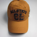 Brown Soft Textile Fabric Patch Sports Cap