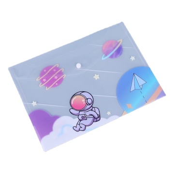 WEIBO High Quality A4 Clear Book File Folder with Astronaut Pattern