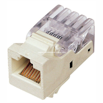 Cat. 5e RJ45 Tool-Less Type Keystone Jack (GL-1011)