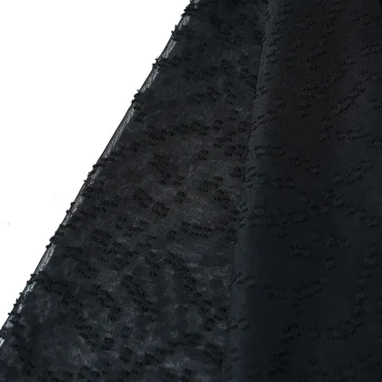 summer polyester plain flat sanded chiffon Cut flowers