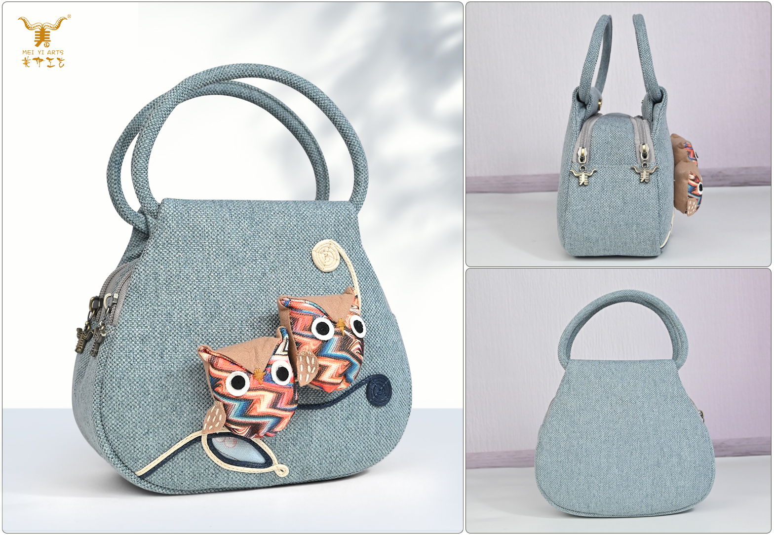 Cotton and Linen HandBag