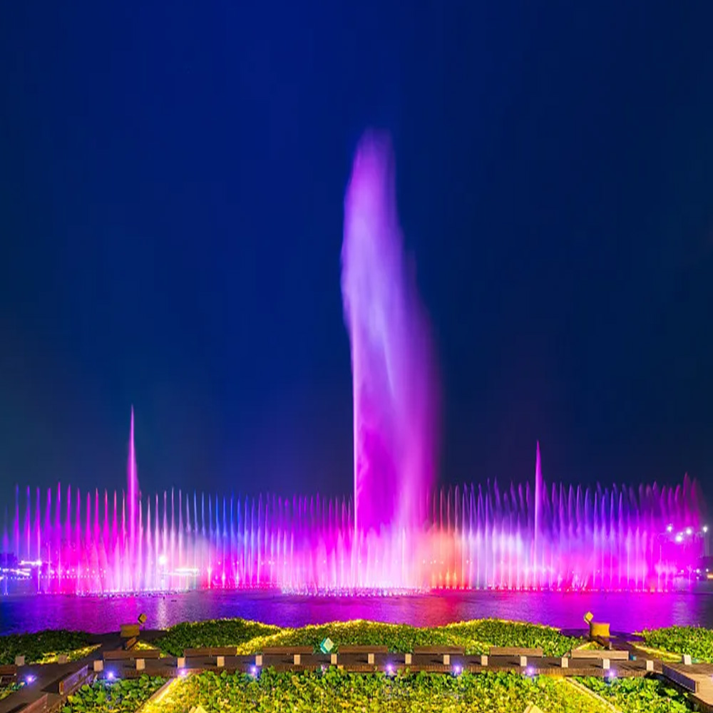 Fonte de lago grande de alta pulverização para lagos centrais da cidade
