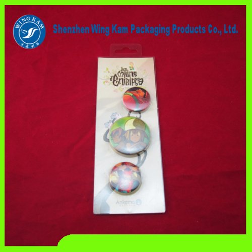 customized Slide blister Packaging with cards packed for toys