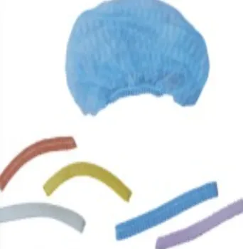 Multi-color non-woven disposable caps for medical use