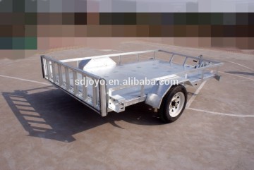 MINI TRAVELLING FLAT BED TRAILER WITH LADDER