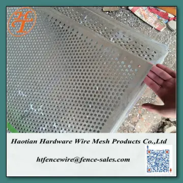 Round hole galvanized perforated sheet