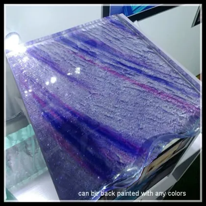 Western home design glass island countertop