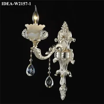 classical wall light crystal chandelier bedroom