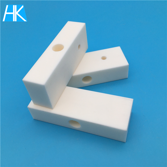 ivory 99% aluminum oxide ceramic machining bar block