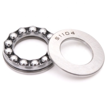 51104 Axial Load Thrust Ball Bearing Steel Cage 20x35x10mm