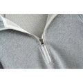 Übergroße halbe Zip -Sweatshirts