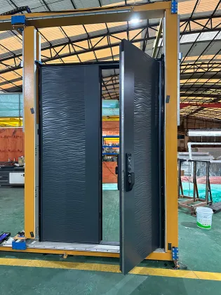 Main entrance doors and aluminum entrance doors