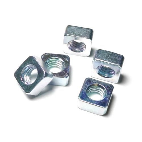 square nut with spring high strength M6 M8 M10 steel square nut Supplier