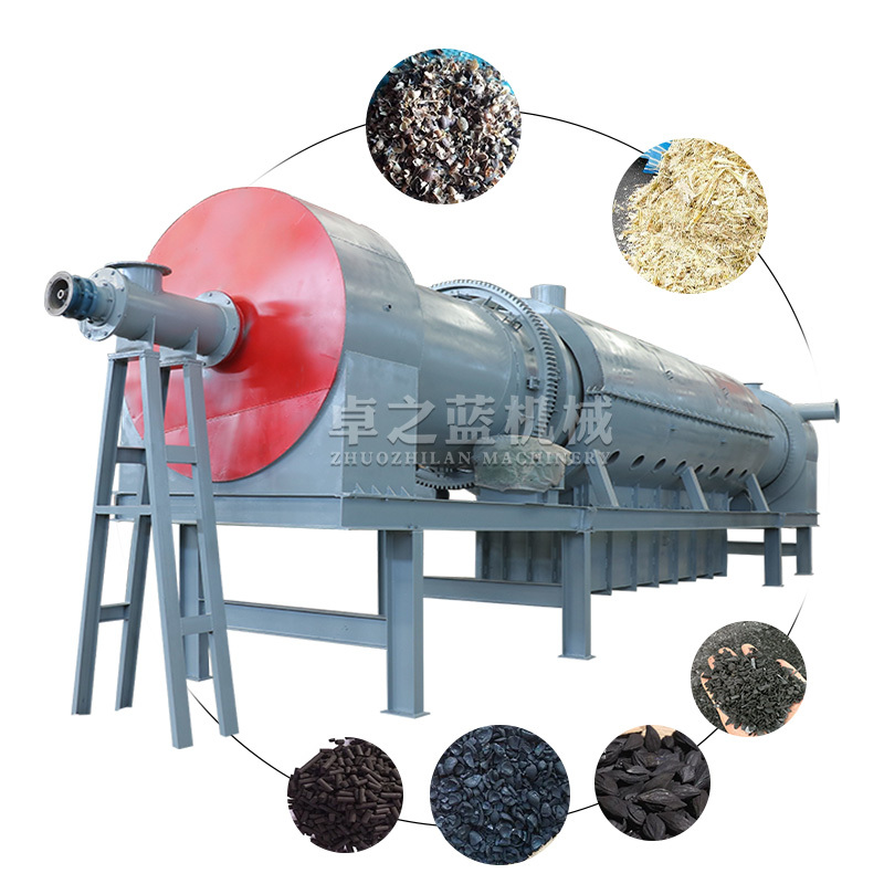 High Performance Coconut Shell Carbonization Furnace for Sale
