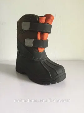 Women's leather men snow boots