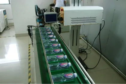 Portable CO2 10w laser print machine for bottles, paper laser marking machine for nonmetal