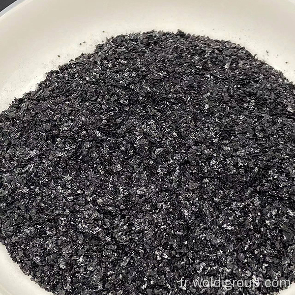 Black Shiny Super Potassium Humate Flake