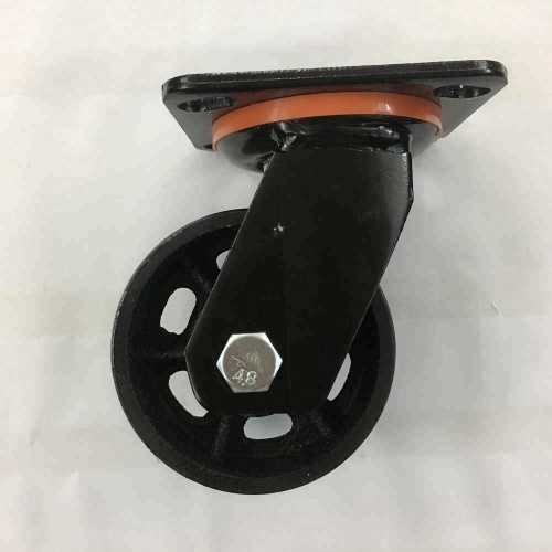 heavy duty plate iron castors wheel for industrial