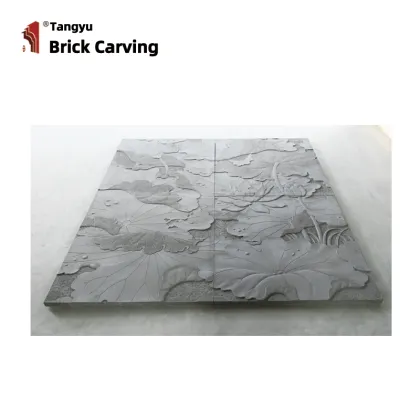 Lotus pattern floor tile floor relief lotus tile