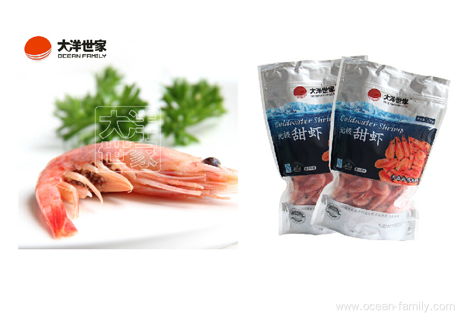 Frozen Coldwater Shrimp in Sealed Bag