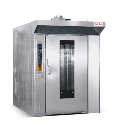 Nkt-32g Bread Bakery Equipment Stainless Steel Rotary Gas Ovens