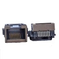 Evier RJ45 8P8C en plein bouclier de 8.60mm