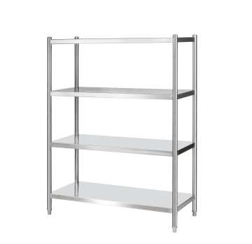 Adjustable Stainless Steel Wall Shelf Rack with 2/4/5/6/8 Layers