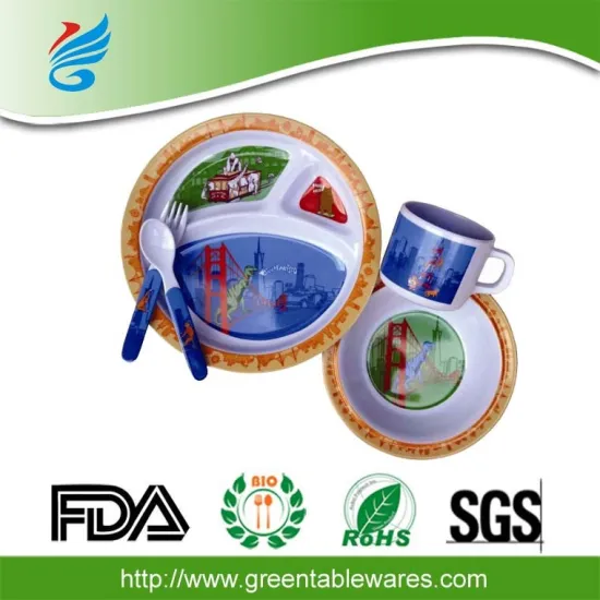 PP Children's Dinnerware Set with SGS Certification