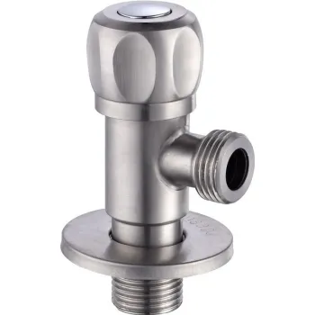 Stainless Steel Chrome Plated Brushed Angle Valve Water Stop Valve