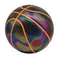 Night games amazon glow in the dark holographic glowing reflective basketball