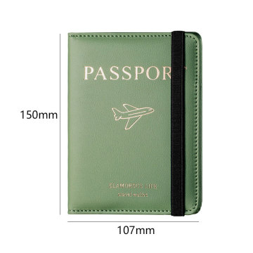 Travel Essentials: Lightweight Anti-Theft PU Leather Passport and Air Ticket Holder for Business and Leisure Travel