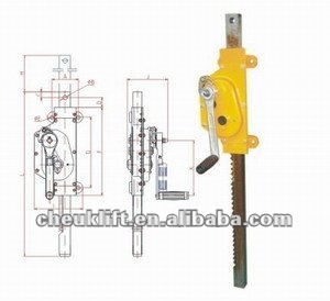 Hanging mechanical jack MJW Series