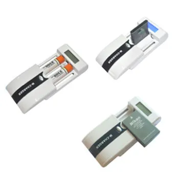 LCD Universal Li-ion Battery Charger with LCD for Showing Charging State