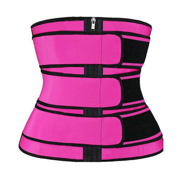 Wholesale Neoprene Waist Trimmer Black&Pink Waist Trainer Belt -  China Waist Trimmer and Waist Trainer price