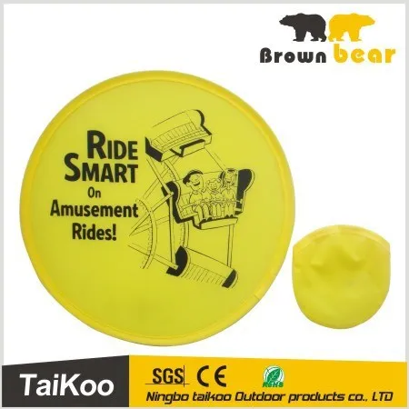 promotion cloth fold up frisbee