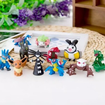 Wholesale factory custom made lovely pokemon series PVC pikachu toys