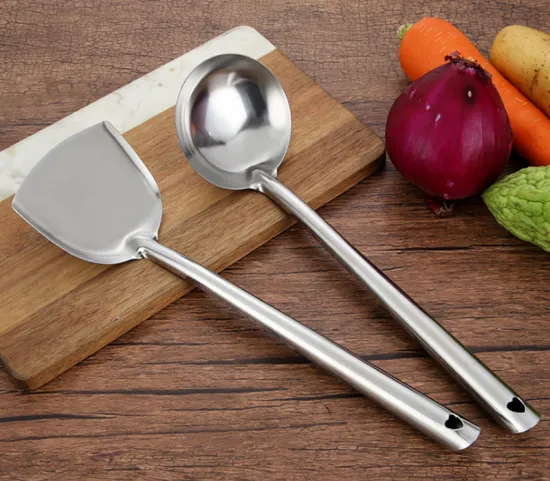 304 Quality Food Grade Stainless Steel Spatula Spoon