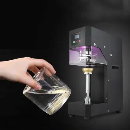 DC-168 Automatic Food Milk Drinks Bottle Sealing Machine