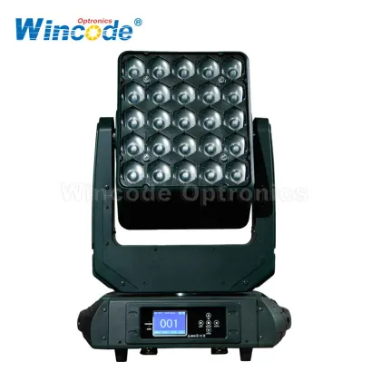 Wincode Optronics 25x15W 4in1 RGBW Pixel Matrix LED Moving Head Light