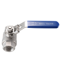 Precision Casting Stainless Steel 2PC Ball Valve dengan Handle Tever Lockable