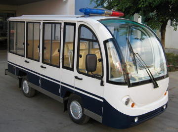 Electric Closed Sightseeing Bus 8 Seats